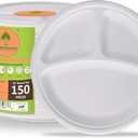 Bagasseware Biodegradable  3c Dine Ware 600 10" Plates