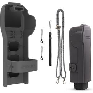 Pocket 3 Protective Case with Magnetic Storage Slot Bump-Proof Dust-Proof Portable Plastic Shell Cover for DJI Osmo Pocket 3 Gimbal/Lens/Screen Accessories