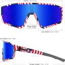 Youth Baseball Sunglasses, Kids Polarized Sports Sunglasses,UV400 Protection Glasses for Boys Girls Softball Cycling