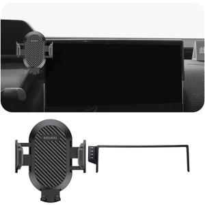 Car Phone Holder Fits for Toyota BZ4X 2023 2024, Fits for Subaru Solterra 2023 2024 Accessories(Only fit for 8/12.3-Inch Screen),Thick Cases Friendly,Cell Phone Mount for 4-7 in Phones