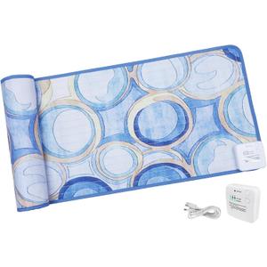 DOGNESS Rechargeable Pet Shock Mat, 59"x15" Safe Cat Repellent Mat Electronic Training Pads Keep Dogs and Cats Off Couch, Bed, Indoor Cat Deterrent Mat (Geometric Patterns)