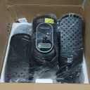 Under Desk Elliptical Machine, Leg Exerciser as Seen on TV While Sitting for Senior with Remote Control, Portable & Quiet Pedal Exerciser with 12 Adjustable Speed, Black