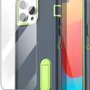 AICase for iPhone 15 Pro Max Case Built-in Stand with Glass Screen Protector,Heavy Duty Drop Protection Full Body Rugged Shockproof Military Protective Tough Durable for iPhone 15 Pro Max 6.7"_7