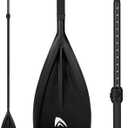 Abahub 3-Piece Stand Up Paddle,Adjustable 68-84" Lightweight Aluminum PU Coated