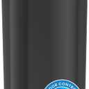 iTouchless 50 Liter / 13 Gallon Sensor Kitchen Trash Can with Odor Filter Slim Round Black Stainless Steel Automatic Garbage Recycling Bin for Home, Office, Business, Garage