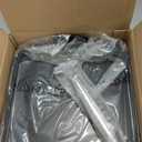 C30628 Square Griddle Pan Replacement Part for Ninja Foodi NeverStick, 11-Inch Premium Nonstick Coating Stovetop Grill Pan with handles for Indoor Cooking, Oven-to-Table Cookware, Durable Black Finish