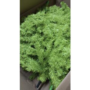 Seenelling 7.5 FT Christmas Tree with Stand LED Lights Red Ball Whimsical Tree Deluxe Set Lime Green Plastic Red Ball Fantastical Artificial Lighted Christmas Xmas New Year Holiday Party Decor Favor