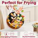 Dezin Hot Pot Electric Upgraded, Non-Stick Saut Pan, Rapid Noodles Electric Pot, 1.5L Mini Portable Hot Pot for Steak, Egg, Fried Rice, Ramen, Oatmeal, Soup with Power Adjustment