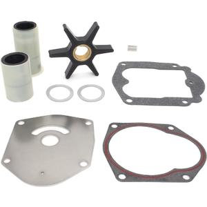 QuickMarine 821354A2 Water Pump Impeller Repair Kit for Mercury Marine 25-50 HP Outboard Motors Replacement 46-821354A2 Sierra 18-4531 Boat Engine