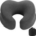Badink Face Down Pillow,Breathable Pillow for Napping,Memory Foam Neck Travel Pillow,Skin Friendly Material,Ideal for Office Spare Time,A Versatile and Exquisite Neck Pillow (Black)