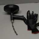 Homyplaza Drain Snake 25 Ft, Drain Auger Hair Clog Remover Heavy Duty Flexible Plumbing Snake Bathroom Kitchen Sink Cleaner Tools for Shower Bathtub Pipe