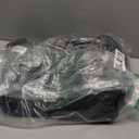 Weekender Bag for Women, Travel Duffel Bag Carry On Overnight Bag with Shoe Compartment Large Nylon Travel Weekend Tote Bag (9A-black)