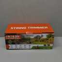 VARSK 20V 12" Cordless String Trimmer, 2 in 1 Trimmer and Edger with Auto Line Feed, 2 X 2.0Ah Batteries/1 X Fast Charger/6 X Bonus Spools Included, for Lawn, Garden, Yard, etc