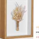 Shadow Box Picture Frame Display Case with Soft Linen Back and Thickened Panel,Black Deep Shadow Memory Box Frame