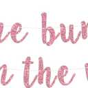 Some Bunny is On The Way Banner, Bunny Baby Shower for Her, Spring Easter Baby 1st Birthday Gender Reveal Party Decorations Supplies for Girl