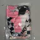 JOYMEMO Fast One Birthday High Chair Banner - Pink Black Race Car 1st Birthday Party Decorations, Girl, One Year Old Baby Photo Props Souvenir Gifts, Racing Car Party Supplies