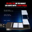 Juyace 300W LED Parking Lot Light Dusk to Dawn Outdoor Lighting Wall Mount Exterior Flood Commercial Outside IP65 Waterproof 100-277V Shoebox Street Security Area, 300W-1 Pack