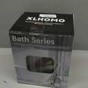 Bathroom Accessory Set - Bathroom Set, 12PC Bathroom Accessories Set, White Bathroom Accessories Set, Mini Trash Can, Toilet Brush, Trash Can & Soap Dispenser