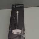 Cordless Table Lamps Rechargeable, 6000mAh Battery Operated LED Desk Lamp Outdoor Waterproof Portable Touch Dimmable Table Night Light for Patio Restaurant Dining Home Black