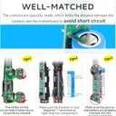 Electric Toothbrush Battery Replacement Compatible with Philips Sonicare Parts HX6300 HX6500 HX6610 HX6700 HX6900 HX9300 Series with Solder Wire, Disassemble Tools Set 800mAh