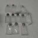 Tessco for you 12 Pcs 100ml / 3.4 Ounces Frosted Glass Bottle Perfume Atomizer Refillable Spray Empty Perfume Dispenser Fine Mist Atomizer Cosmetic Container for Travel Men Women (Silver Gray)