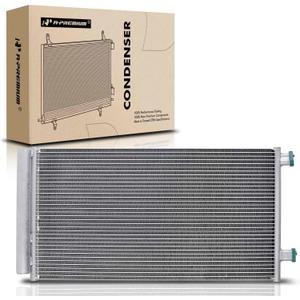 A-Premium Air Conditioning A/C Condenser Compatible with Jeep Compass 2017-2021, Renegade 2015-2021 & Fiat 500X 2016-2018 & Ram ProMaster City 2015-2022, L4 2.4L, Replace# 68273402AA
