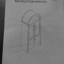 Garvee 71 in Tall Arched Cabinet with Doors, Arched Kitchen Pantry Cabinet with a Hidden Drawer, Adjustable Shelves, Modern Display Storage Cabinets for Living Room, Dining Room