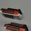 2 Pack Extended Capacity 3.0Ah 20v Battery Replacement for Black and Decker 20 Volt Max Lithium Battery LBXR20, Compatible with All Black and Decker 20v Cordless Power Tools and Charger.