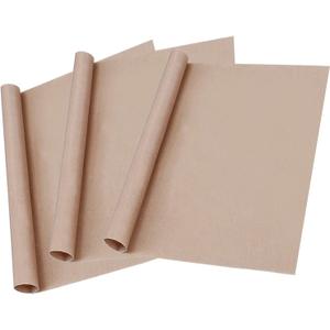 3 Pack Teflon Sheet For Heat Press, 12" x 16" Heat Transfer Paper for T Shirts Heat Press, Non-Stick Heat Resistant Craft Mat