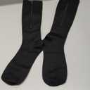 Ailaka Medical 15-20 mmHg Zipper Compression Socks Women Men (2X-Large (1 Pair), Black)