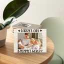New Baby Photo Frame Gifts for Daughter, Daddy's Girl and Mommy's World Picture Frame, 4x6 inch Photo