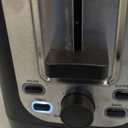 bella 2 Slice Toaster with Auto Shut Off, Extra Wide Slots & Removable Crumb Tray and Cancel, Defrost & Reheat Function, Toast Bread, Bagel & Waffle, Black