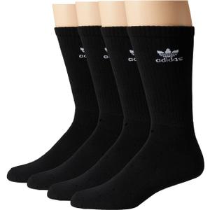 adidas Men's Athletic Cushioned 6-Pack Crew, Cushioned Crew Socks with Arch Compression for a Secure Fit