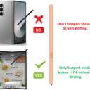 Fold 6 S Pen Fold Edition Compatible Galaxy Z Fold 5/6 Phones Only, Slim 1.5mm Pen Tip, 4,096 Pressure Levels, Z Fold5/6 Pen Fold Edition (Oriange)