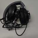 AC01 Headphones Wired Over Ear, Corded Stereo Headsets with Microphone Volume Control for Adults Teens Kids 3.5mm for Cellphones, Tablets, Laptop, Chromebook (Black Grey)