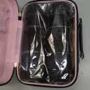 Hair Roller Set,Velcrorollers for Hair,Self Grip Hair Rollers, Salon Hairdressing Curlers, DIY Hair Styles, 3 Sizes Jumbo Large Medium 18pcs Rollers with Makeup Case,Clips & Comb Heatless Curlers (Black)