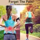 Mercase Back Brace for Lower Back Pain, Lumbar Support Back Brace Relief from Back Pain, Herniated Disc, Sciatica-Breathable Back Support Belt Under Clothes for Men Women with 4 Stays, L(33.5-45.2")