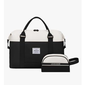 LOVEVOOK Weekender Bag for Women Cute Travel Tote Bag Gym Duffel Bag with Toiletry Bag Carry On Bag Overnight Hospital Bag