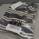 ZVX Men's Striped Long Sleeved T-Shirt, Casual Round Neck Long Sleeved Top, Regular-Fit Daily Striped T-Shirt Basic Style (Black, XXL)