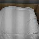 Royoliving Premium Feathers Down Duvet Insert Comforter Oversized King Size All Season Medium Warmth White 100% Cotton Cover with Corner Tabs (120x98, 77 oz)