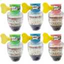 6 Pcs Faucet Water Filter,6 Layer Cartridge Activated Carbon Filters Water Filter Faucet, Faucet Water Purifier Replacements for Sink Applicable 1/2inch - 3/4inch Faucet(Random)