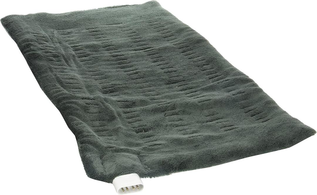 Sunbeam XL Heating Pad for Back Neck and Shoulder Pain Relief Auto Shut Off 6 Heat Settings Extra Large 12 x 24 Green Ideal for Muscle Aches and Arthritis Pain