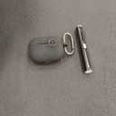 Ljusmicker for AirPod Pro Case Cover with Cleaner Kit,Soft Silicone Protective Case for Apple AirPods Pro 2nd/1st Generation for Women Men,AirPod Pro Case with Magnetic Lid Lock & Keychain-Solid Black