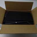 Furologee Clothes Racks for Hanging Clothes, Portable Rolling Garment Rack, Sturdy Metal Freestanding Cloths Racks with Wheels, Double Rods Wardrobe Rack for Bedroom Laundry Living Room (Black)