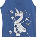 Fifth Sun Women's Frozen So Cool Tri-Blend Racerback Layering Tank (Large, Royal Blue Heather)