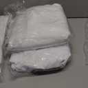 3 PCS Surmente White Rectangle Tablecloth 90 x 156-inch Rectangular Polyester Table Cloth for Weddings, Banquets, or Restaurants