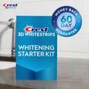 Crest 3D Whitestrips Whitening Starter Kit Teeth Whitening Kit, 10 Treatments, Each with 1 Upper/1Lower, 20 Strips Crest 3DWhite Teeth Whitening Strips