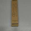 Large Wooden Spoons for Cooking, 2Pack Natural Teak Wood Cooking Spoon Set, Non-Stick Slotted and Corner Spoon, Heat-Resistant Wooden Spatula Spoon for Serving and Mixing