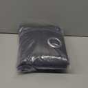 ChrisDowa Blackout Curtains 48 inches Long for Bedroom - 2 Panels Set Grommet Thermal Insulated Room Darkening Curtains for Living Room (Dark Grey, 42 x 48 Inch)