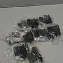 Self Closing Matte Black Kitchen Flush Cabinets Door Hinge 10 Pair 2-1/8" Cabinet Hinges Variable Cupboard Hinges Face Mount 20 Pack